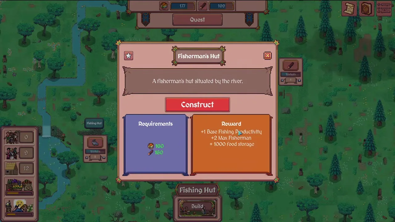 Town Square and early camp upgrade in Hearth and Hamlet